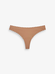 Thong No VPL Scallop Edge Knickers