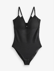 Microfibre And Lace Shaping Body