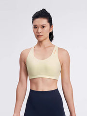 LeBombBomb High-Impact Seamless Sports Bra with Naked Feel - For Running, Fitness & Yoga