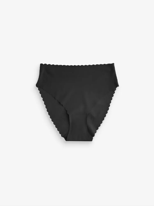 Full Brief No VPL Scallop Edge Knickers