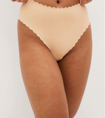 Full Brief No VPL Scallop Edge Knickers