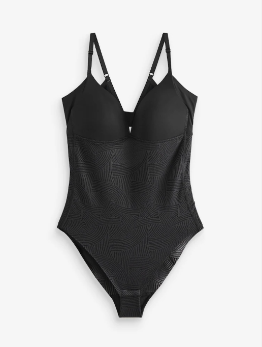 Microfibre And Lace Shaping Body