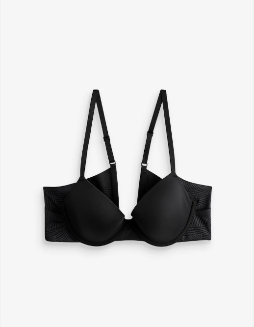 Pad Plunge Microfibre & Lace Light Pad Ultimate Comfort Bra A-E