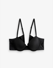 Pad Plunge Microfibre & Lace Light Pad Ultimate Comfort Bra A-E