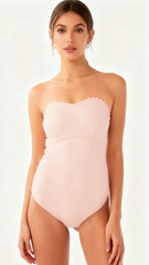 Sculpting Bandeau Bodysuit: Seamless Comfort & Flattering Silhouette